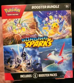 Pokemon TCG: S&V Surging Sparks Factory Sealed Booster Bundle Box - Image 1