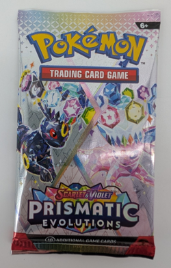 Pokemon TCG Prismatic Evolutions Booster Pack - English - One Unopened Pack - Image 1