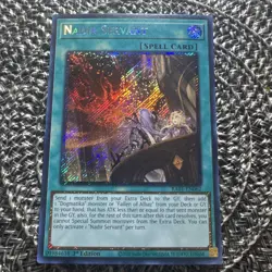Yugioh Nadir Servant RA01-EN062 1st Edition Secret Rare NM - Image 1