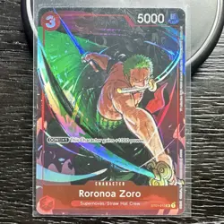 One Piece Roronoa Zoro ST01-013 Holo Character Card One Piece CCG - Image 1