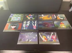 Pokemon Topps TV Animation Series 2 Holo Foil Lot 12 Cards Total LP/NM - Image 1