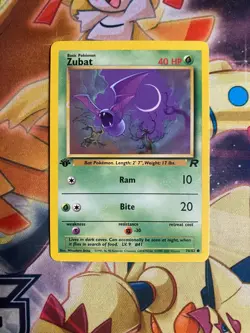 1st Edition Zubat 70/82 - Team Rocket - Pokemon Card - Near Mint (NM) - Image 1