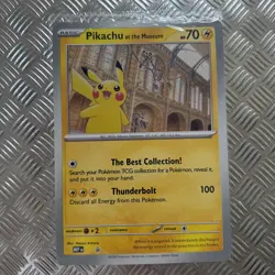 Pokemon TCG - Pikachu at the Museum - Jumbo Promo Card - New Sealed - Image 1