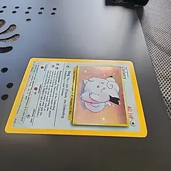 Pokemon TCG Clefairy Base Set Unlimited Holo Rare Card 5/102 - Image 5