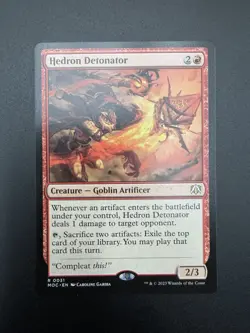 Hedron Detonator; Commander: March of the Machine; MTG; NM Unplayed - Image 2