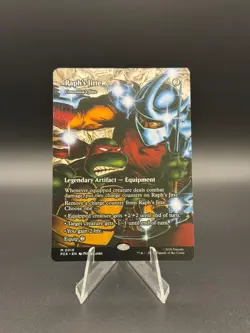 MTG TMT PZA - Raph's Jitte (Borderless) - 0019 - Mythic - Image 1