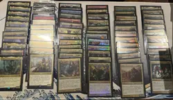 MTG Commander Lot of 70 Oversized Foil Cards Edgar Markov, Karn, Atraxa, Godo + - Image 1