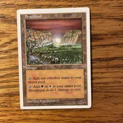 MTG: Brushland 5th Edition Magic the Gathering - Image 1