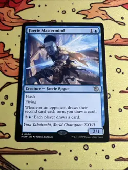 Faerie Mastermind March of the Machine Magic the Gathering Card 58 - Image 1