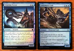 MTG Tolarian Terror & Eddymurk Crab FOIL NM - Standard Mono-Blue Tempo - Image 1