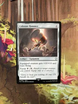 Colossus Hammer Final Fantasy Commander NM MTG - Image 1