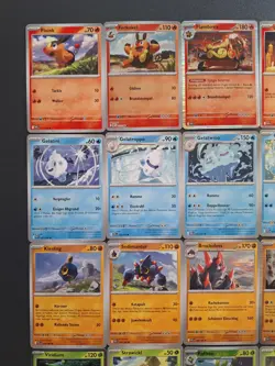58 Pokemon Karten Weiße Flammen Holo Ferkokel Flambirex Folikon Quabbel Admurai - Image 2