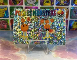 Pokemon Evolution Vintage Pocket Monsters Vending HOLO Prism Sticker 1998 Bandai - Image 1