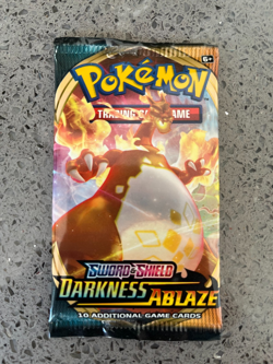 1 x Pokemon Darkness Ablaze Booster Pack - Factory Sealed. - Image 1