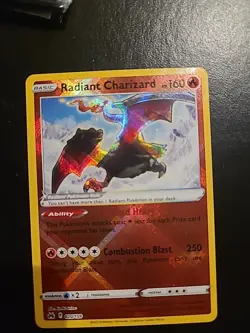 Radiant Charizard - 020/159 - Radiant Rare Crown Zenith Pokemon NM - Image 1