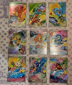 Lot 9 cartes Pokemon Promo 30 ans AR serie 1 francais MEP037 a MEP045 NM FR - Image 1