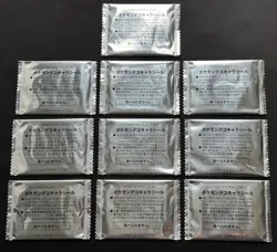 10 x Japanese Pokemon Bread pan Seal Sticker Lot Deco Character Sealed Japan - Image 1