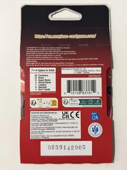 (HEAVY)🔥One Piece Heroines Edition EB 03 Sleeved Booster Pack (Factory Sealed) - Image 3