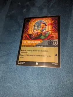 Disney Lorcana The Troubadour Musical Narrator 11/204 EN 7 FOIL NM - Image 1