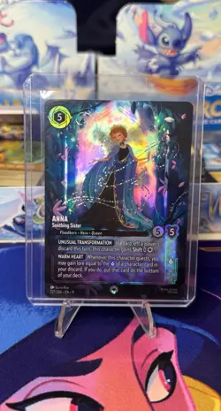 Disney Lorcana - Anna - Soothing Sister - ENCHANTED - Winterspell - 227/204 - Image 1
