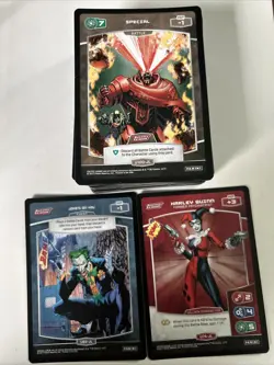 2017 Panini Metax DC Comics Justice League Complete 100 Trading Card Game Set - Image 1