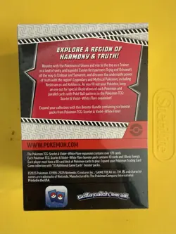 Pokemon White Flare SV Booster Bundle NEW SEALED tcg Trading Cards Tcg Nice - Image 2