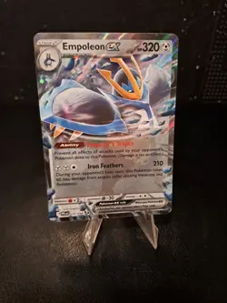 Empoleon EX 070/094 Me02: Phantasmal Flames Holo Double Rare Pokemon Card TCG - Image 1
