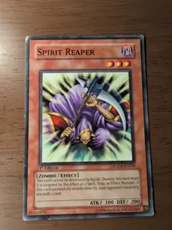 Yugioh card - Spirit Reaper - SDZW-EN009 1ST EDITION - Image 1