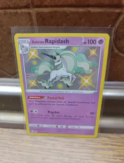 Pokemon Card Galarian Rapidash Shiny Vault SV048/SV122 Near Mint - Image 1