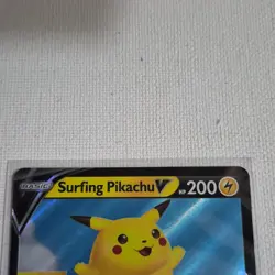 Surfing Pikachu V 008/025 Celebrations Ultra Rare Holo Pokemon TCG Card 200 HP - Image 2