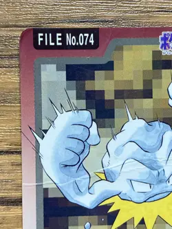 Pokemon Carddass Card Geodude File No.74 Bandai Pocket Monsters 1997 - Image 3