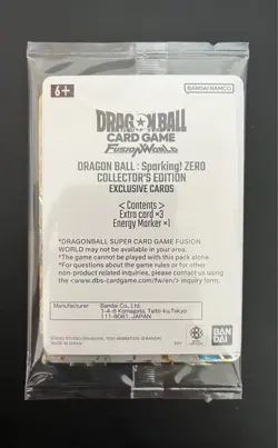 Dragon Ball Sparking Zero – 4 Carte/cards Promo Sealed Premium Collector Edition - Image 1