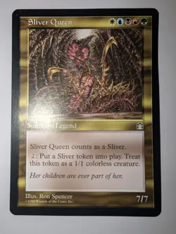 Magic the Gathering Sliver Queen Stronghold Regular Card Rare - Image 1