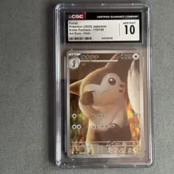 CGC 10 Furret 110/100 AR Art Rare Battle Partners sv9 Pokemon Card - Image 2
