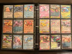Pokemon Card Binder Lot EX’s/mega - holos reverse holos - common trainers energy - Image 1