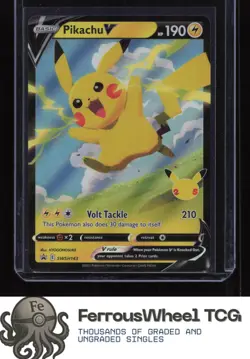 Pikachu V SWSH143 - SWSH: Sword & Shield Promo Cards - (LP) - Image 1