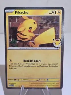 Pikachu (Pokemon Day 2026) 051/162 Miscellaneous Cards & Products Holo [gls0132] - Image 1