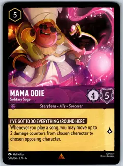 Mama Odie - Solitary Sage Azurite Sea 57/204 NM Lorcana Card - Image 1