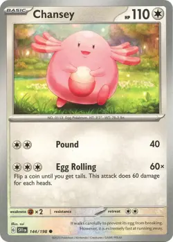 Chansey SV01: Scarlet & Violet Base Set 144/198 NM English Pokemon Card - Image 1