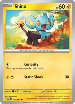 Shinx SV06: Twilight Masquerade 066/167 NM English Pokemon Card - Image 1