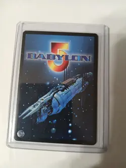 Babylon 5 CCG Crusade Embossed Card Galen Peter Woodward Autograph Signed - Image 2