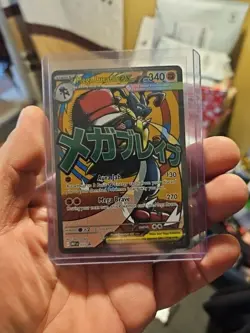 Mega Lucario Ex Promo Card Pokemon Ascended Heroes Poster Collection - Image 1