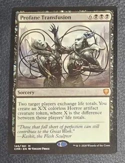 1x Profane Transfusion (145) Commander Legends LP MTG Magic the Gathering x1 MKE - Image 1