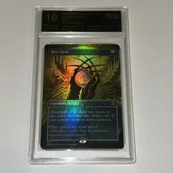 2020 Double Masters MTG Mox Opal 2XM Borderless FOIL FCG 10 #362 🔥🔥🔥 - Image 1