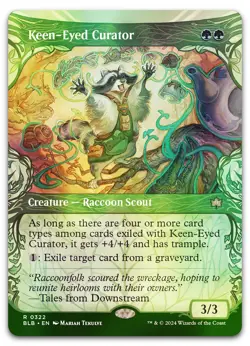 Keen-Eyed Curator (Showcase) #322 (Foil) (NM) Bloomburrow BLB Magic MTG - Image 1