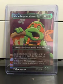 Teenage Mutant Ninja Turtles Michelangelo Mutant BFF 0198 Uncommon Green Foil - Image 1