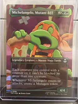 Teenage Mutant Ninja Turtles Michelangelo Mutant BFF 0198 Uncommon Green Foil - Image 4