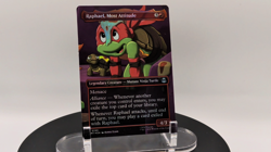 MTG Raphael Most Attitude BORDERLESS FOIL #0199 TMNT Uncommon NM Near Mint - Image 2