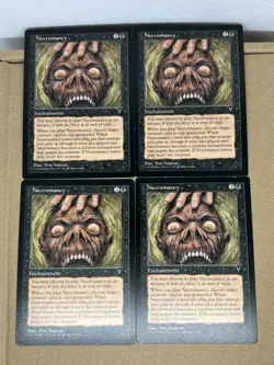 MTG – Magic the Gathering – Necromancy – Visions – x4 – LP - Image 1