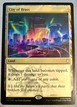City of Brass #0062 SURGE FOIL - TMNT MTG - PACK FRESH / NM - Image 1